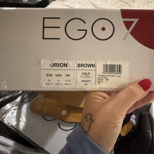 EGO7 Orion Brown Tall Riding Boots